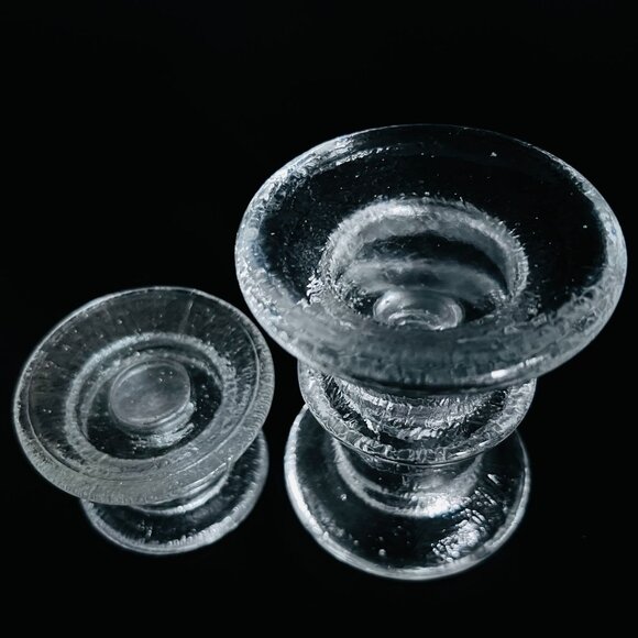 Vintage 2 Iiittala Festivo Candle Holders MCM  Mid century Modern Replacements - Picture 3 of 4